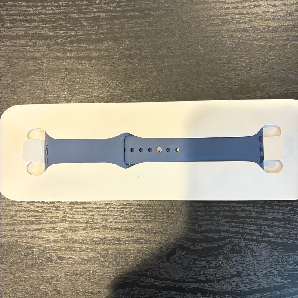 Blue Silicone Watch Band